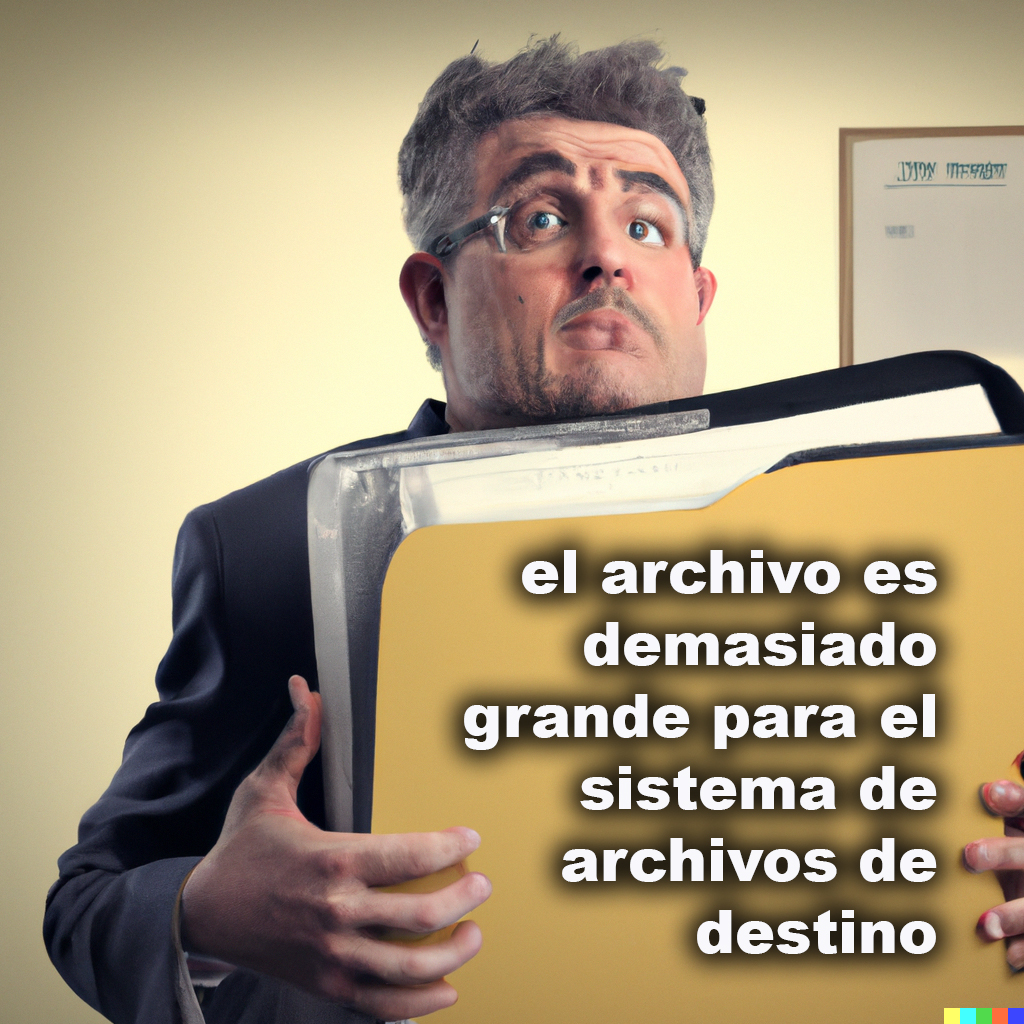 Archivo demasiado grande